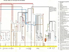 schema electrique vw cox 1303 de 1973