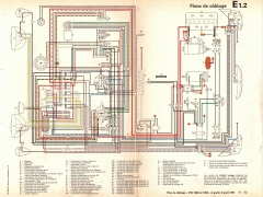 schema electrique vw cox 1300 1302 1972 france