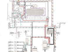 schema electrique vw cox 1954 ovale