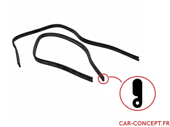 Joints de grille de ventilation Karmann Ghia