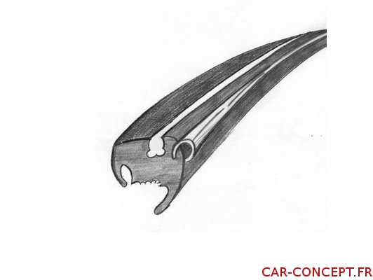 Joint de lunette arrière 58/64 allemand