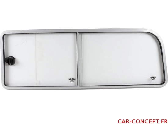 Vitre latérale coulissante arrière droit pour Combi 68/79