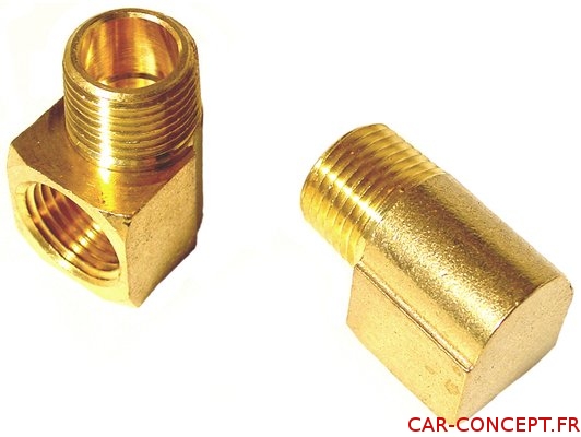 Embout coudé 1/2 NPT pour radiateur MESA (les 2)