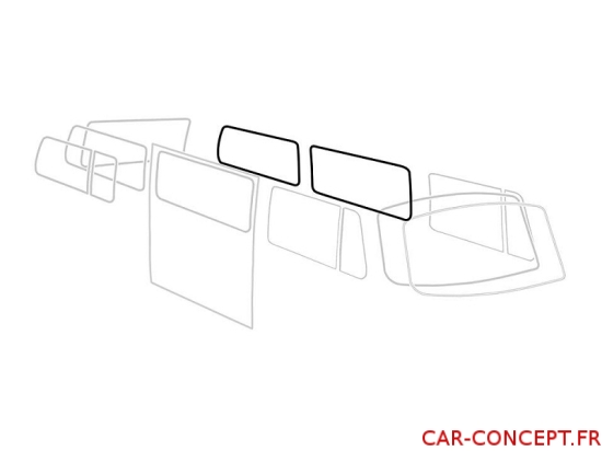 Joint de vitre latérale arrière ou centrale pour Combi