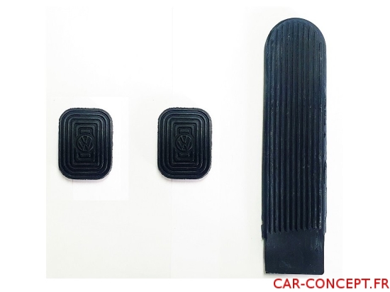 Jeu de caoutchouc de pédale avec logo VW (stock limité!!)
