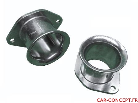 Cornets pour carburateur Weber IDF aluminium (la paire) 42mm