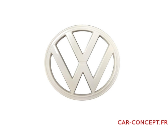 Sigle logo VW blanc pour Combi 73/79