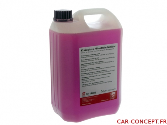 liquide de refroidissement PUR G12+ febi Germany 5 litres