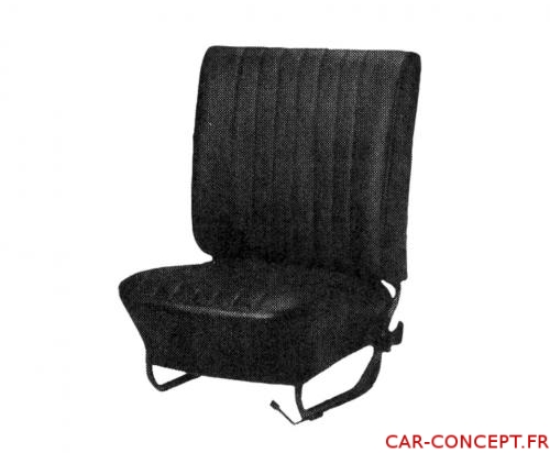 Jeu de housse de siège Cox Cabriolet 68/72 EURO noir