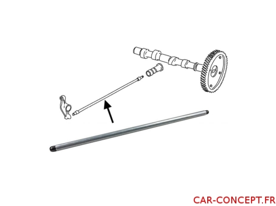 Tige de culbuteur d'origine 280mm 1300/1600 (la pièce) Q+