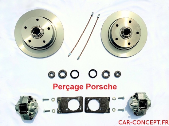 Kit frein à disque avant pour 1302/1303 perçage Porsche