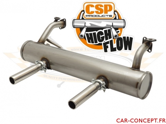 Échappement CSP High-Flow Inox avec préchauffage 1200 63->