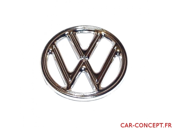 Logo monogramme rond VW de capot avant 53/60