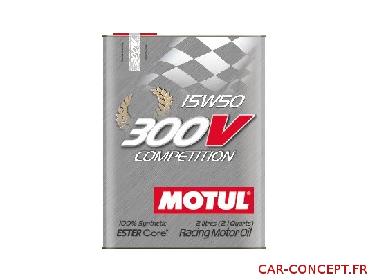 Huile MOTUL 300V compétition 15W50 2L