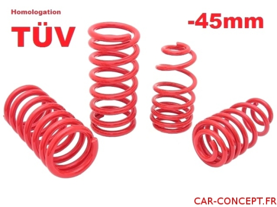 Jeu de ressorts courts de qualité pour Transporter T3  80/91