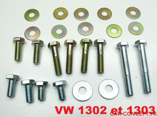 Kit visserie M10 de châssis 1302/1303