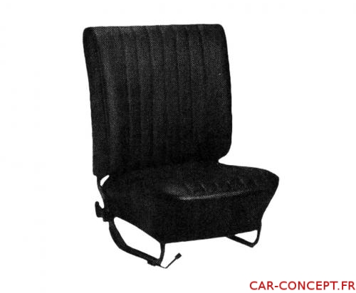 Jeu de housse de Cox cabriolet 65/67 noire