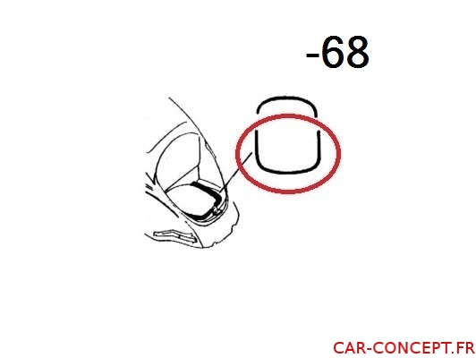 Joint de compartiment moteur ->68 de qualité allemande