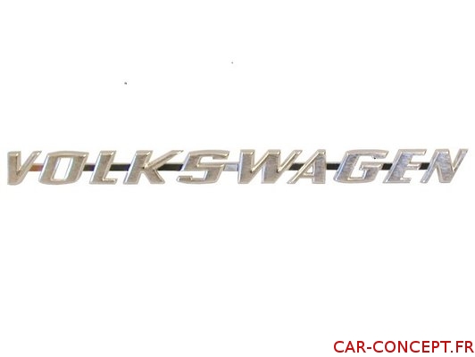 Monogramme VOLKSWAGEN de capot arrière 68-> Cox, Karmann Ghia, Type 3