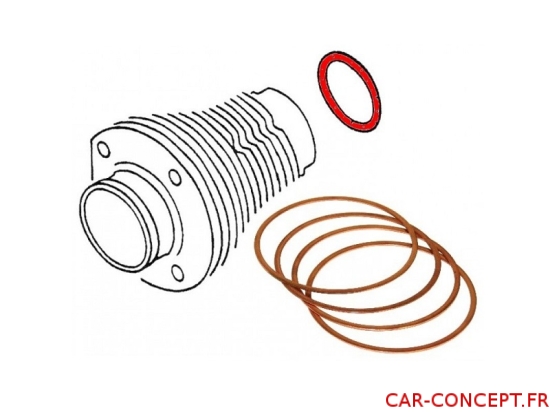 Cales sous cylindre 94mm 2.27mm (jeu de 4)