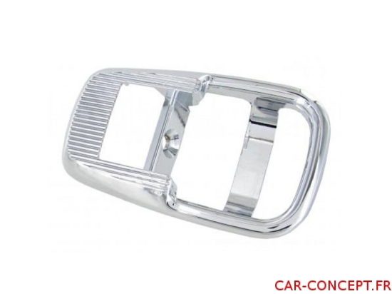 Contour de poignée intérieur de porte Chrome Combi 68-72 et Cox Cabriolet 68-73 (la pièce)