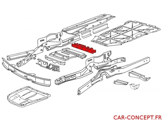 Renfort transversal avant Combi 68/79