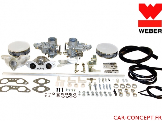 Kit 2 Carburateurs WEBER 34 ICT pour moteur Type 4