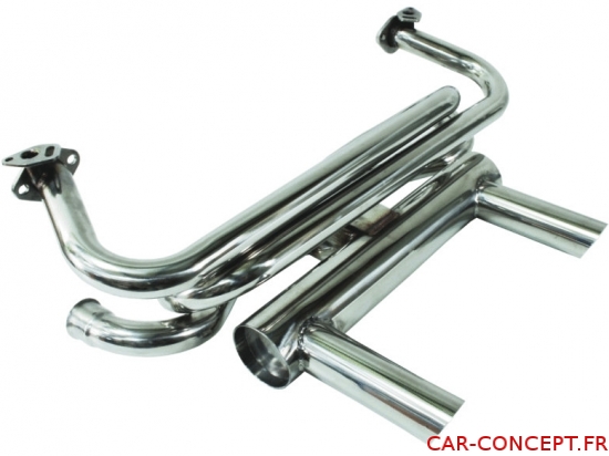 Embout d'échappement coudé type origine pour VOLKSWAGEN Combi Split Brazil (1957-1979
