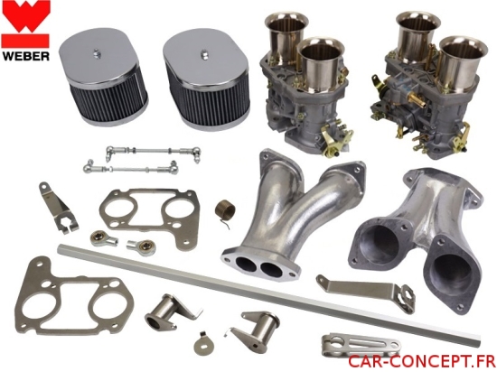 Kit 2 carburateurs WEBER IDF 48 CSP