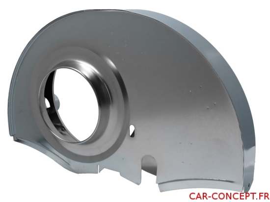 Turbine chrome simple admission avec chauffage