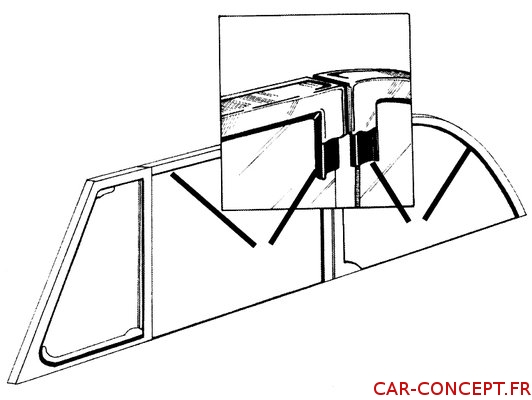 Kit joints dans cadre chromé 53/80