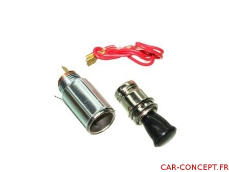 Allume cigare VINTAGE noir 12 V