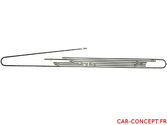 Kit tuyau de frein métal pour Combi 68/69