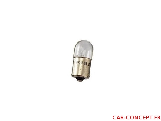 Ampoule plaque arrière 5W 6V