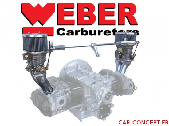 Kit 2 carburateurs WEBER IDF 44 CB PERFORMANCE