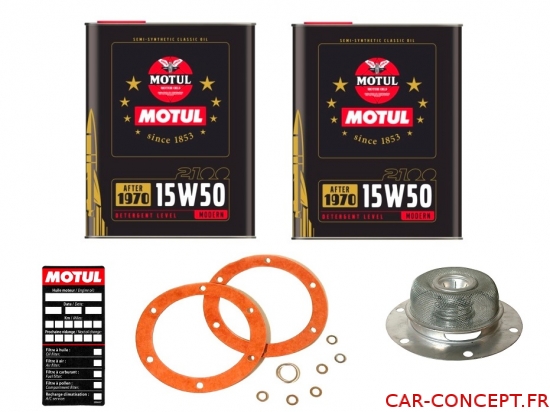 Kit vidange Cox et Combi avec huile de qualité