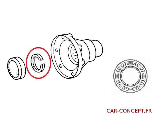 Circlips de tulipe 1302/1303