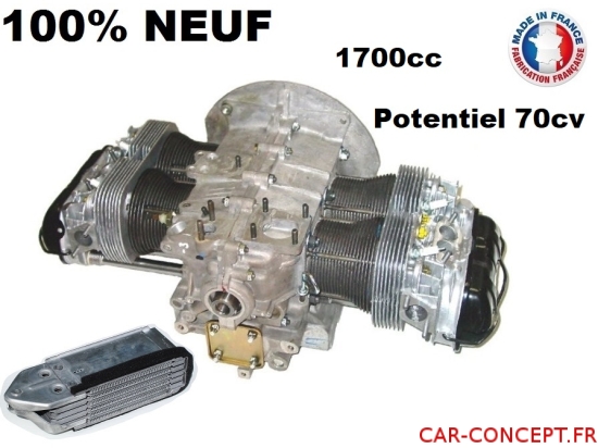 Moteur NU 1700cc  VW COX COMBI 100% neuf