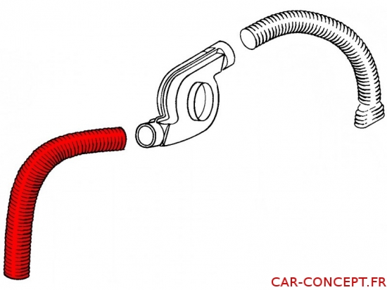 Tuyau de Chauffage Gauche Combi Type 4