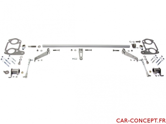 Tringlerie Allemande CROSSBAR  2  WEBER IDF TYPE 4 refroidissement d'origine