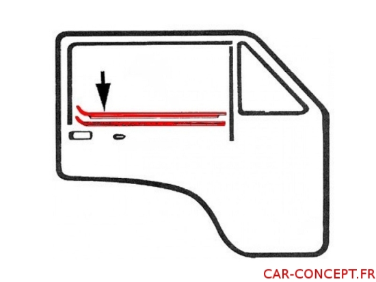 Lèche vitre intérieur gauche ou extérieur droit Transporter T3