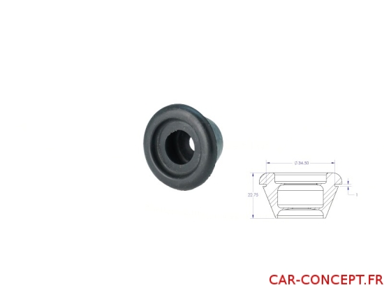 Caoutchouc passe fil conique de faisceau électrique 34.50 mm