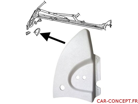 Cache armature gauche pour Cabriolet 68/80