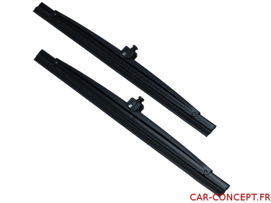 Raclettes d'essuie glace noires VW 181 / Iltis  (paire)