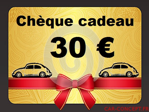 chèque cadeau de 30 euros (cox, combi...)