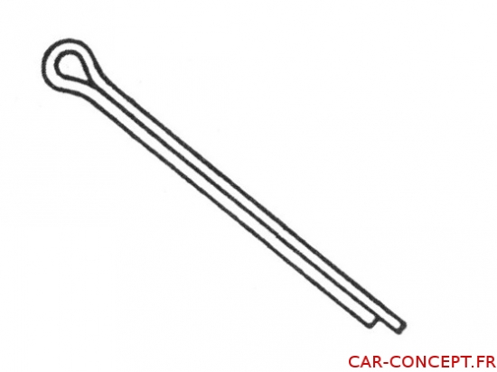 Goupille de tambour arrière combi et T3
