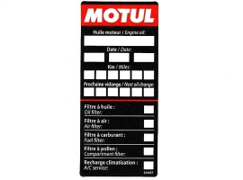 Étiquette de vidange MOTUL