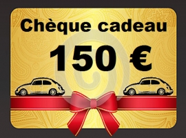 Chèque cadeau de 150 euros
