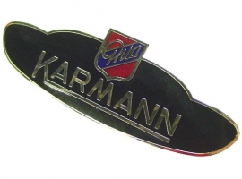 Sigle écusson Karmann Ghia d'aile