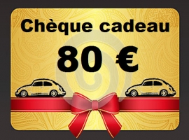 Chèque cadeau de 80 euros